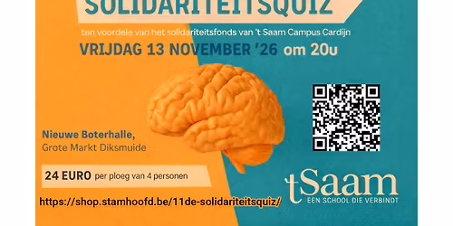11de Solidariteitsquiz 't Saam Campus Cardijn