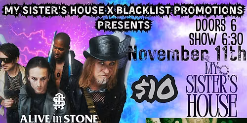 ALIVE IN STONE, BAD FUTURE, TOM HANEY BAND, ENVYLESS, SIGNALS OVER SKYLINES