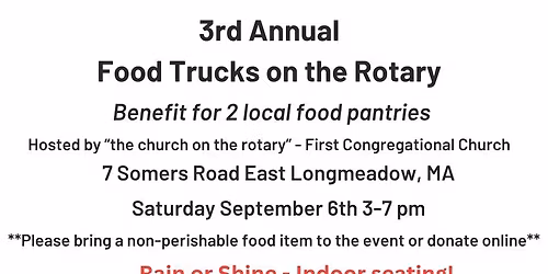 Food Trucks on the rotary - benefit for local pantries