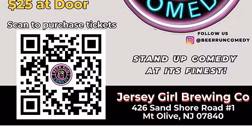 Stand Up Comedy Night at Jersey Girl Brewing