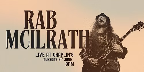 RAB MCILRATH Live in Chaplin's \u2022 Acoustic Tuesdays