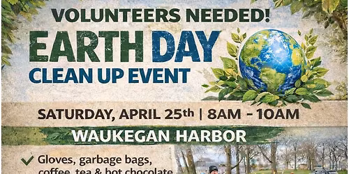 Earth Day Clean Up @ Waukegan Harbor & Marina 
