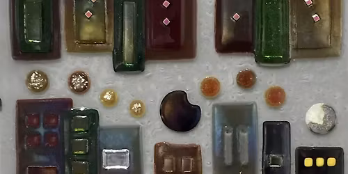 Fused Glass Platters & Coasters: Paint-Pour and Fuse