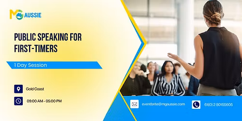 Public Speaking for First-Timers: 1 Day Session in Gold Coast