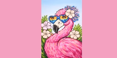 Tropi-cool Flamingo Paint Night