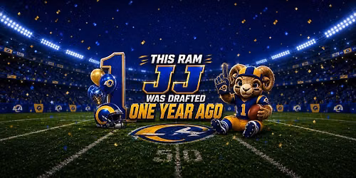 This Ram was drafted ONE year ago! 