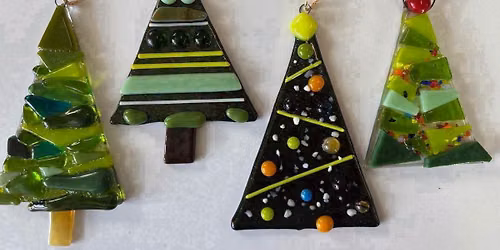 Festive Fused Glass Decorations Workshop with Caron 