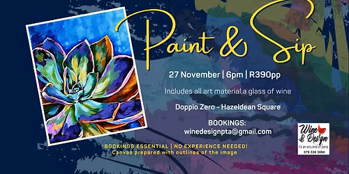Paint & Sip - Doppio Zero - Hazeldean Square