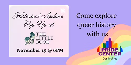 LGBTQ+ Historical Archive Pop-up at The Little Book
