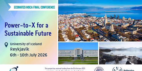 ECOMATES Final Conference 2026 : Power-to-X for a Sustainable Future