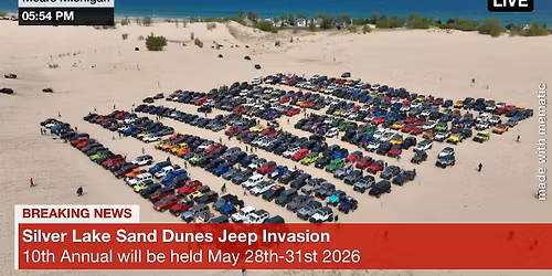 Silver Lake Sand Dunes Jeep Invasion