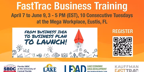 FASTTRAC to Business Planning\/Training:  free 10-week course!