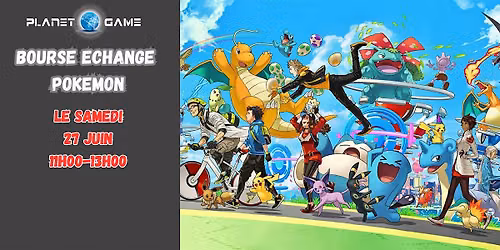 Bourse d'\u00e9change cartes Pokemon