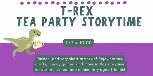 T-Rex Tea Party Storytime