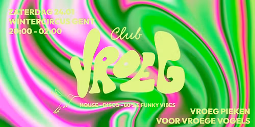 CLUB VROEG \ud83d\udc25 Vroeg pieken voor vroege vogels \ud83d\udc25 WINTERCIRCUS \ud83d\udc25