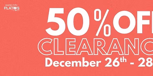 50% Off Clearance