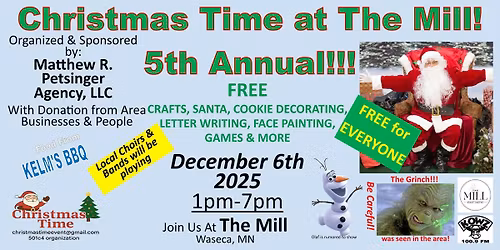 5th Annual Christmas Time at The Mill