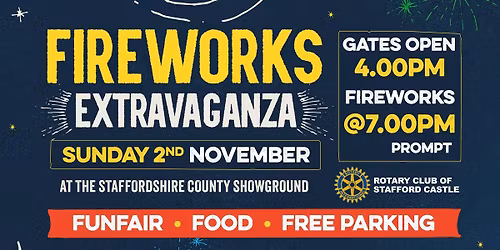 Staffordshire Fireworks Extravaganza 2025