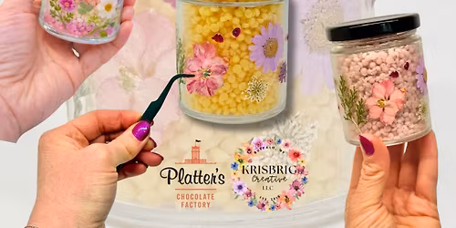 DIY CANDLE & PRESSED FLOWER WORKSHOP @ PLATTER\u2019S