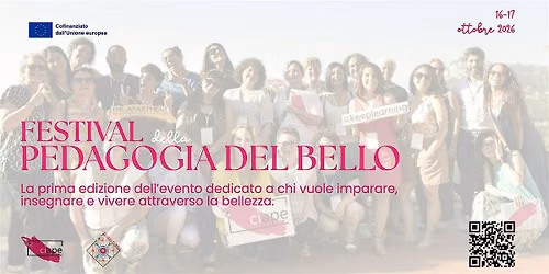 Festival Europeo della Pedagogia del Bello 2026