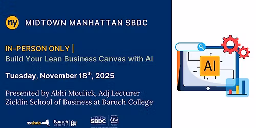 Build Your Lean Business Canvas with AI [IN-PERSON]
