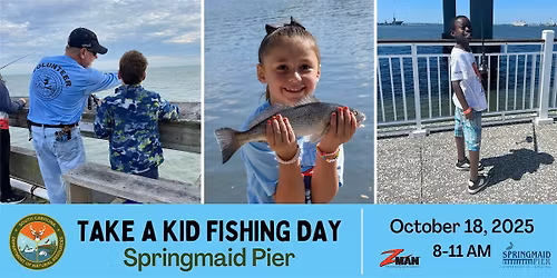 Take a Kid Fishing Day - Springmaid Pier