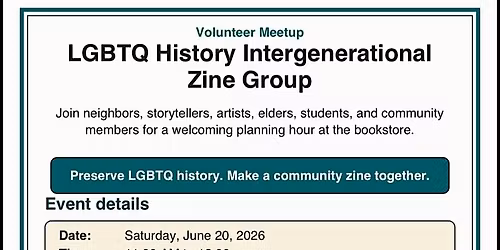 Lansing LGBTq History Zine Creation Team