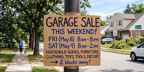 Garage Sale Royal Oak