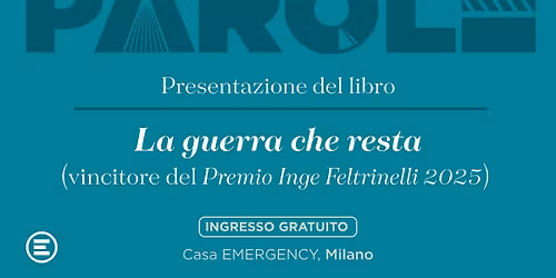 Presentazione del libro " La guerra che resta"