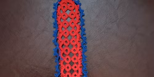 Tatted Patriotic Bookmark