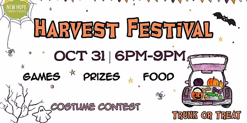 HARVEST FESTIVAL (Trunk Or Treat)