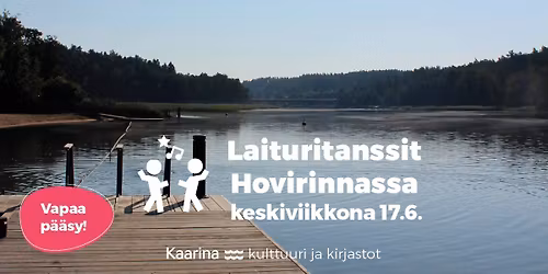 Laituritanssit Hovirinnan rannassa