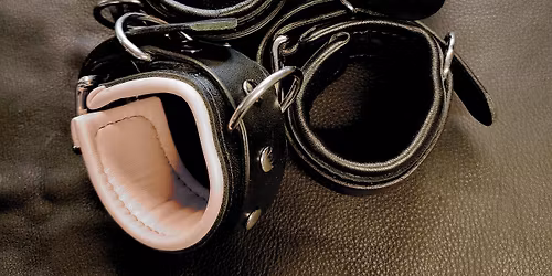 Create your own custom fit Leather Bondage Cuffs