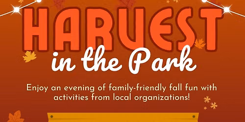 HARVEST IN THE PARK at Father Cairns Park