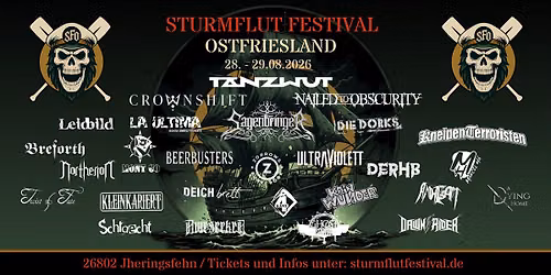 Tanzwut Rockshow @ Sturmflut Festival, Ostfriesland