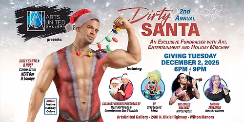 2nd Annual Dirty Santa FUNdraiser @ArtsUnited Gallery