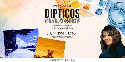 Watercolor Workshop: Monochromatic Diptychs with artist Paloma Vianey