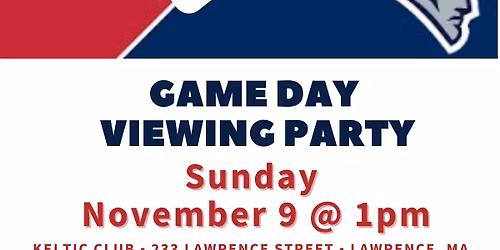 Pats vs Buccaneers Viewing Party