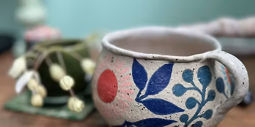 Handbuilt Clay Stoneware Mugs!