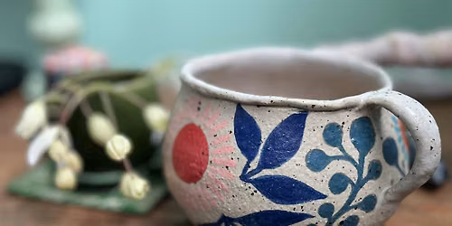 Handbuilt Clay Stoneware Mugs!