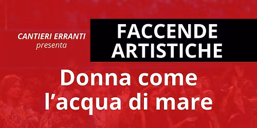 Donna come l'acqua di mare