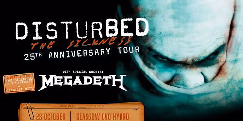 Disturbed: The Sickness 25th Anniversary Tour