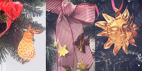 Make your Own Metal embossing Christmas decorations