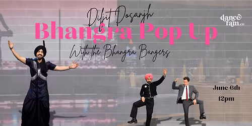 Diljit Dosanjh Bhangra Pop Up with Bhangra Bangers