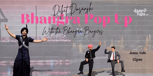 Diljit Dosanjh Bhangra Pop Up with Bhangra Bangers