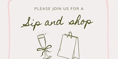 Holiday sip & shop! \ud83e\udd42\ud83d\udecd\ufe0f