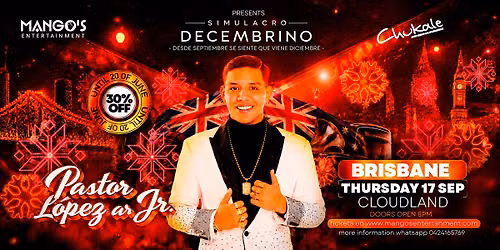 SIMULACRO DECEMBRINO CON PASTOR L\u00d3PEZ JR BRISBANE