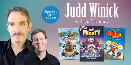Judd Winick with Jeff Kinney