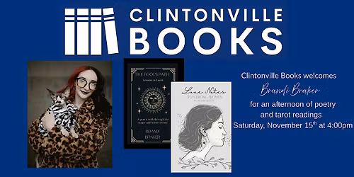 Clintonville Books welcomes Brandi Braker