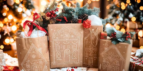 Creative Gift Wrap: Gingerbread Houses